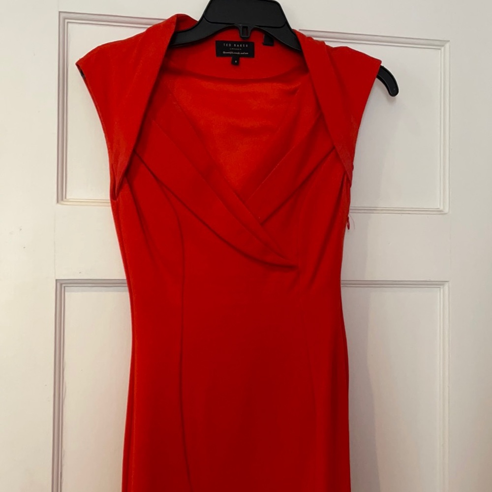 TED BAKER fitted evening dress
